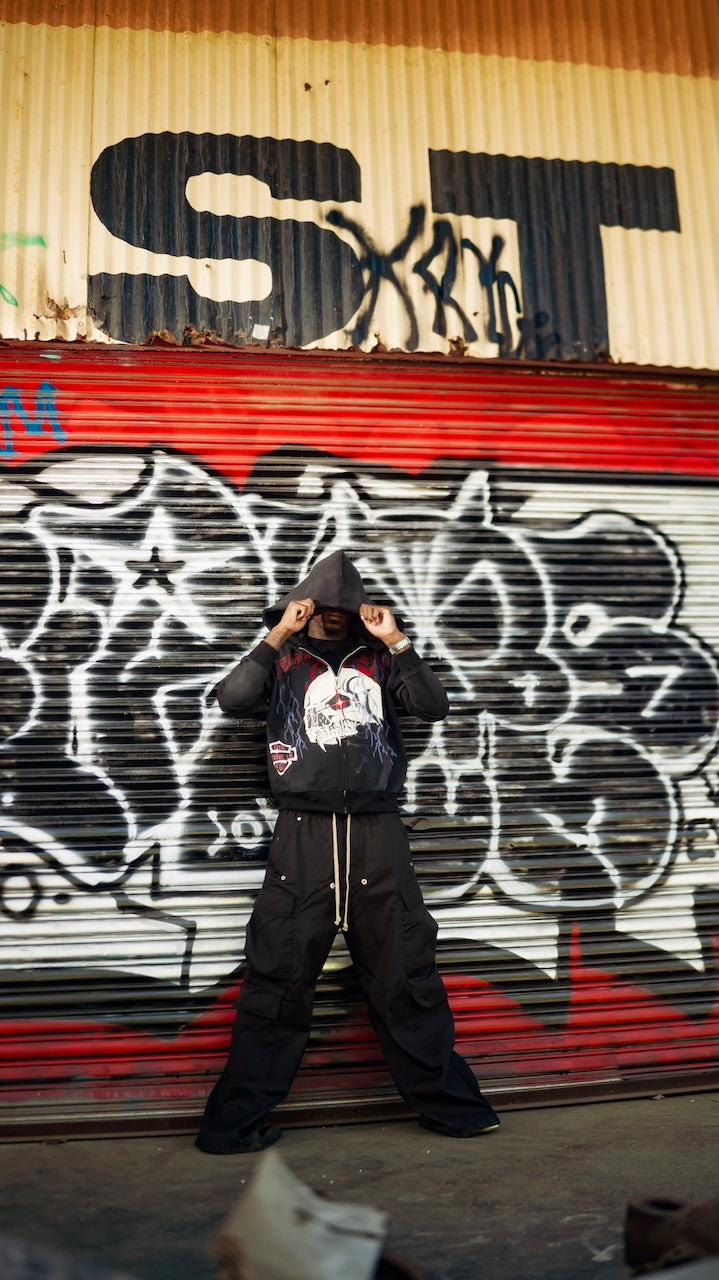 EGOMANIAC DISTRESSED HOODIE